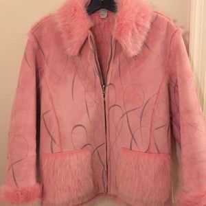 Medium Pink Jacket w/ Pink Fur